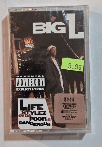 Big L Lifestylez Ov Da Poor & Dangerous Cassette Factory Sealed 1995 Hip Hop Rap