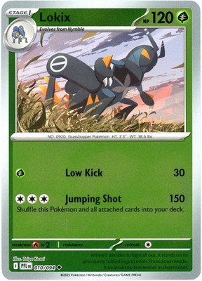 Lokix 010/094 (Reverse Holo) ME02 Phantasmal Flames PFL - Pokemon