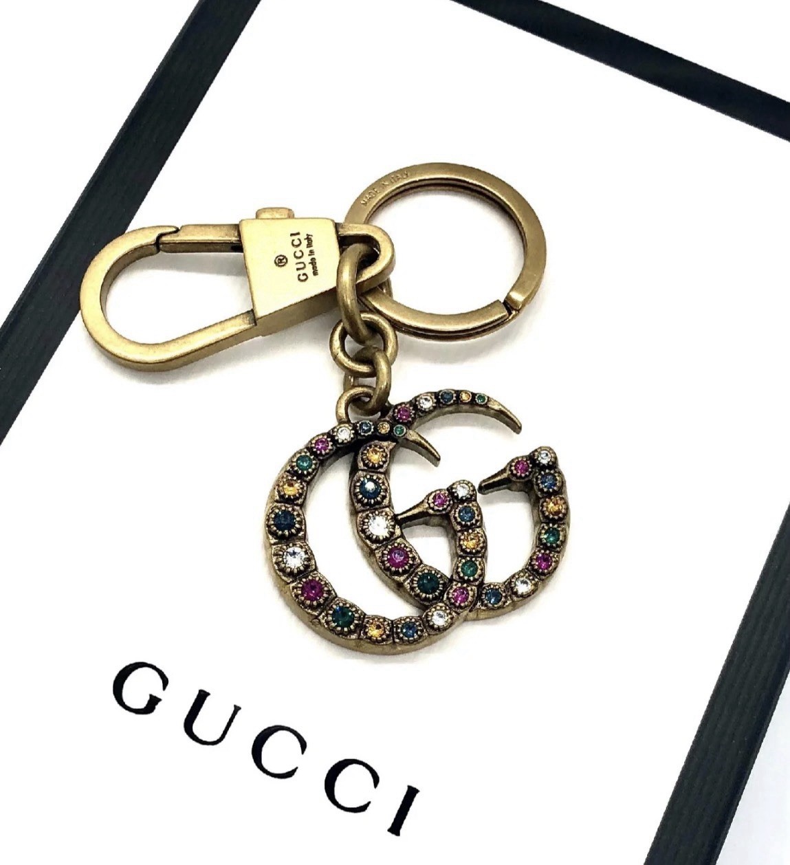 Repurposed Multicolored Crystal Interlocking GG G… - image 5