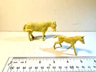Marx 1950's vintage plastic 60mm farm horse with Colt.