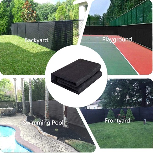 3'/4'/5'/6'x50' Fence Privacy Screen, Backyard Shade Mesh Tarp Garden Windscreen - Picture 13 of 60