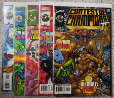 1999 Marvel Contest Of Champions 2 1-5 complete set Chris Claremont High Grade