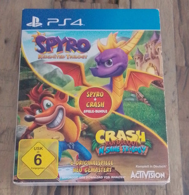 Spyro Reignited + Crash N. Sane Trilogy PS4 PAL USK 6