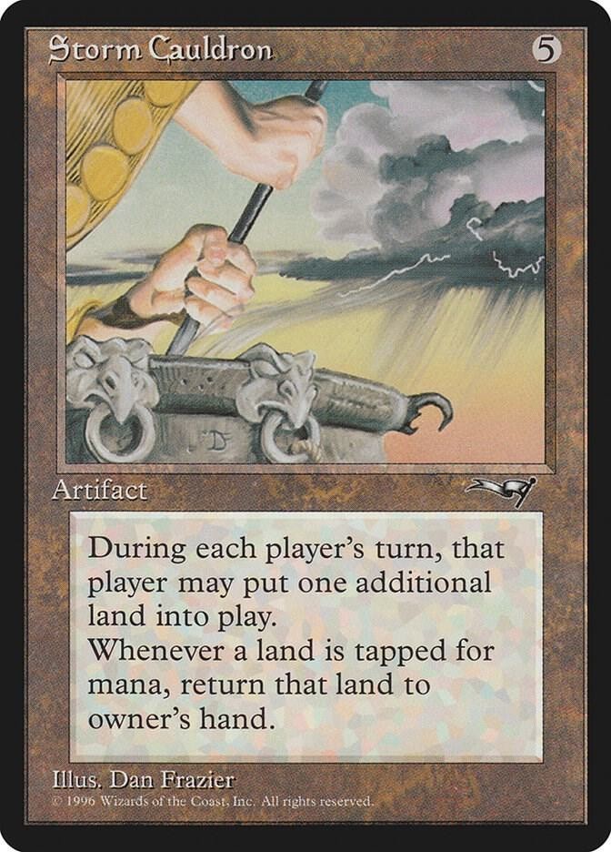 MTG magic cards 1x Storm Cauldron Alliances Light Play, English