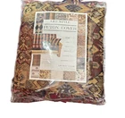 Life Style Covers Futon Cover Brown Medallion Jacquard Full Size Sofa Slipcover