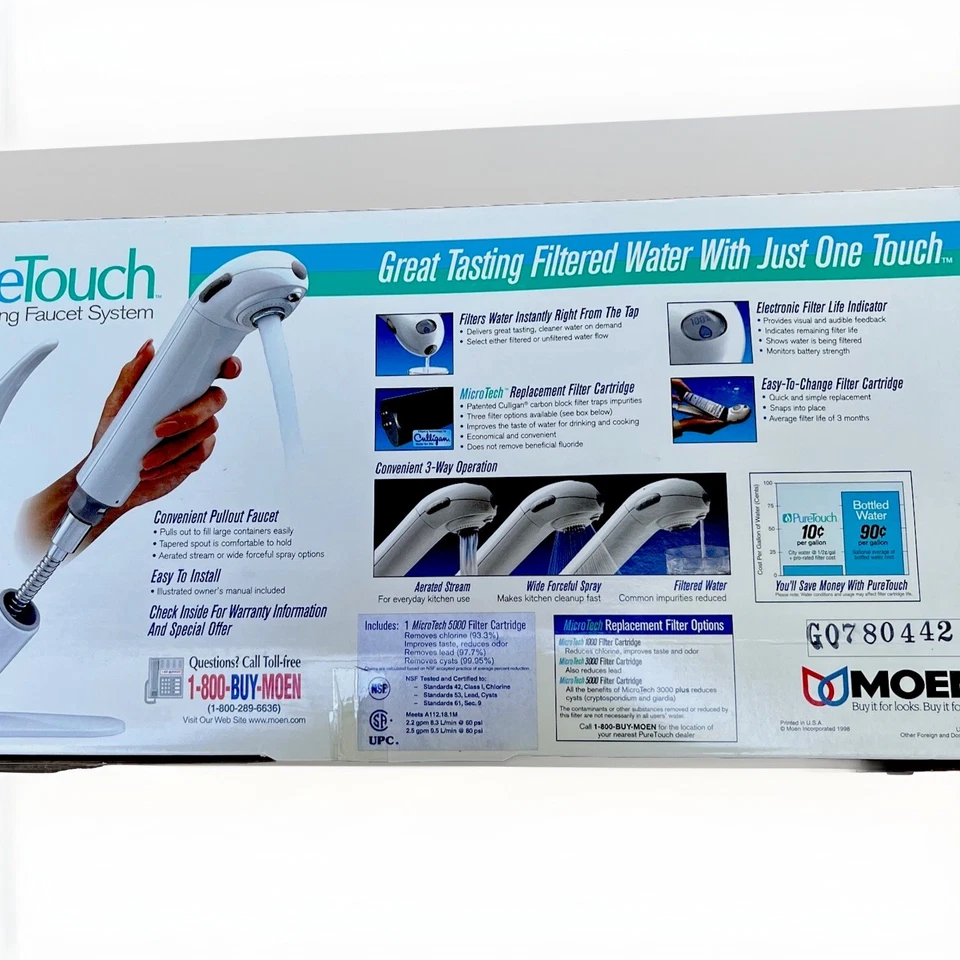 Grifo de fregadero de cocina Moen Foto 3 de 4