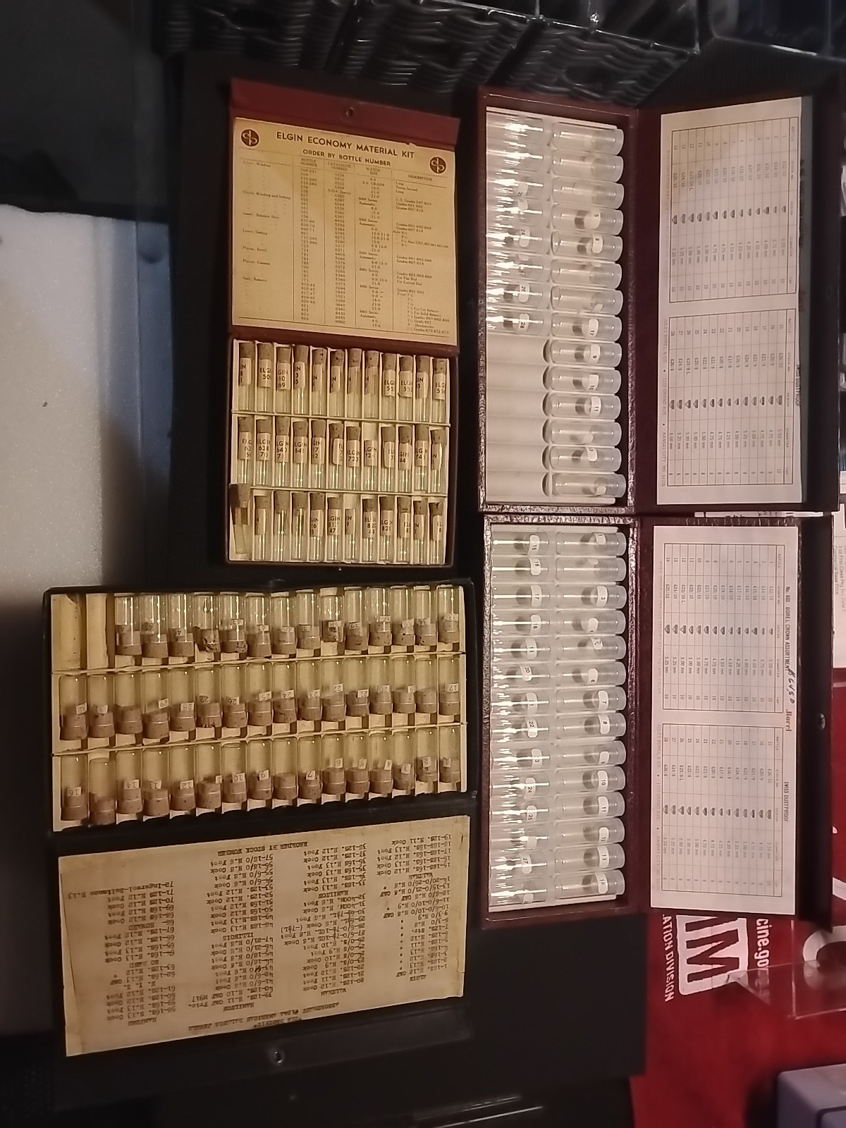 Vials Watch No Vintage Vials Parts 4 of Parts with / Boxes Boxes Lot Only - vintagewatches.pk