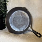 Vtg Griswold Large Block Logo No 9   710 pan Skillet Warp As Is