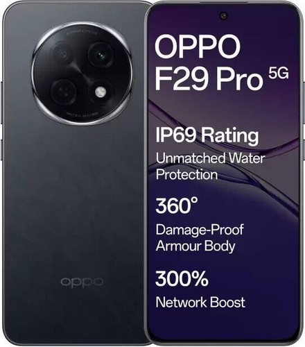 OPPO F29 Pro 5G-CPH2705-Factory Unlocked Dual SIM-8GB RAM 128GB STORAGE-BLACK - Picture 1 of 20