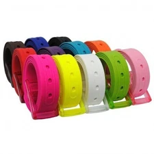 New! Silicone Belt Many Colors Fruit Golf Baseball Softball Jelly Rubber Plastic
