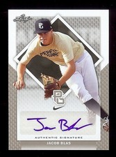 JACOB BLAS 2016 Leaf *PERFECT GAME* Certified AUTOGRAPH RC