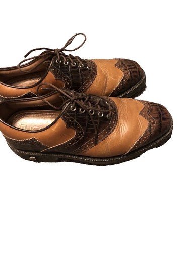 FootJoy Contour Series Men’s Brown Leather Golf LaceUp Oxfords. #54049.  11 1/2 Footjoy Contour Casual Golf Shoes | Online Golf Shop  main image 4