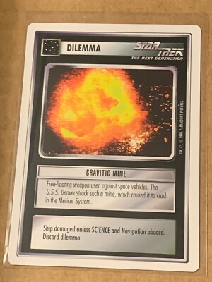  Star Trek CCG Beta WB 1995 Gravitic Mine