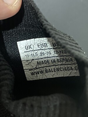 バレンシアガ　キッズ　美品 Balenciaga Kids Boys Speed Black Size 12-12.5 | eBay