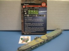 Axis Allies War at Sea TASK FORCE Zuikaku 60/60 with card