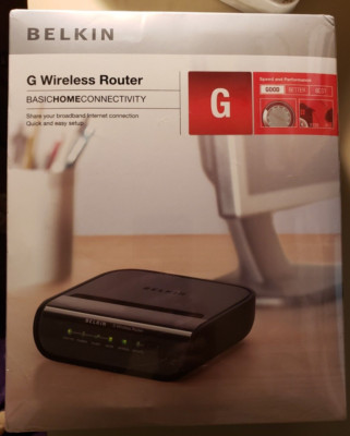 Belkin G Wireless F5D7234-4 Router Basic Home Connectivity (Sealed ...