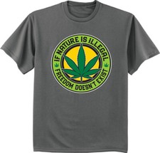 Legalize Weed Pot 420 Cannabis T-shirt Clothing Accessories Mens Stoner Shirts