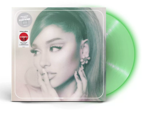 Ariana Grande Positions Limited Green Colored Vinyl LP with 2 Posters - Picture 1 of 1