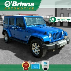 2015 Jeep Wrangler Unlimited Sahara - Accident Free w/4x4, Command Start, Leather, Navigation
