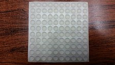 Small Tiny Bumpers 100 Pack Self-adhesive Clear Rubber Feet
