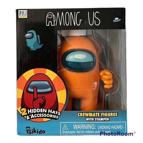Among Us Crewmates Stampers Orange Toilet Paper Head Cheese Cone NEW eBay