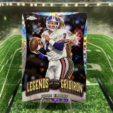 2024 Topps Chrome John Elway X Fractor Legends Of The Gridiron Parallel Insert