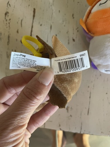 FLIP A ZOO Lot Of 2 Mushmillows 5 Inch Backpack Clip Tiger/Panda Beaver/Bear - Picture 9 of 13