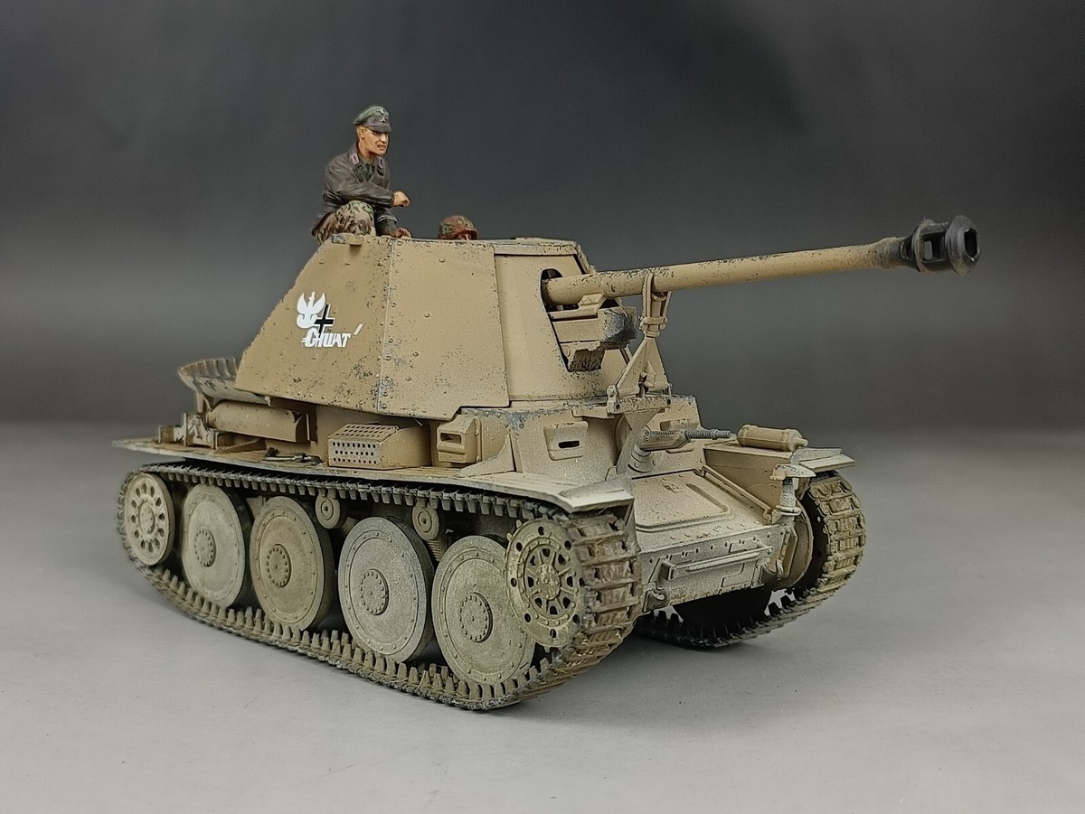 1/35 Built WWII German Marder III Ausf.H Tank Destroyer