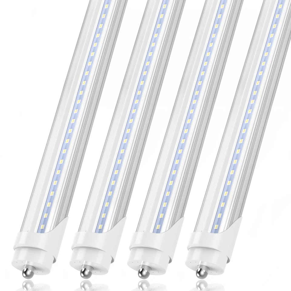 T8 8FT LED Tube Light Bulbs 45W 72W FA8 Single Pin 120W 8 Foot LED Shop Lights - Image 2 of 4