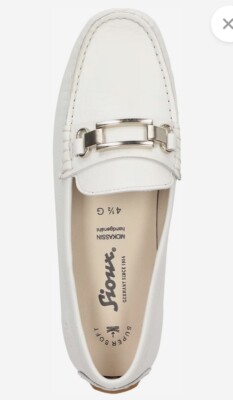 Sioux Damen Mokassins Carmona 703 Weiß Größe 43 UVP 123,45  