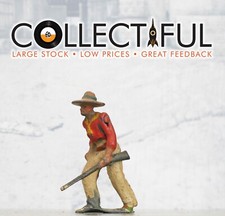 BRITAINS VINTAGE LEAD FIGURE - COWBOY WITH RIFLE -   10