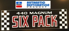 1970 1971 Dodge Models 440 Six Pack Air Cleaner Decal Mopar New
