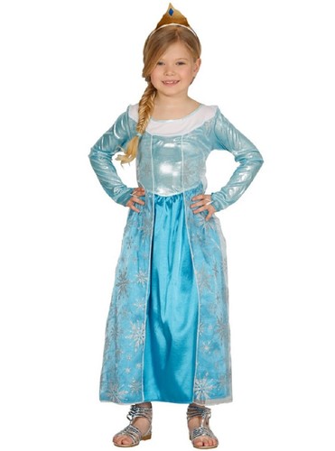 Costume Carnevale Elsa Frozen Vestito Bambina 3 4 5 6 7 8 9 Anni Guirca |  eBay