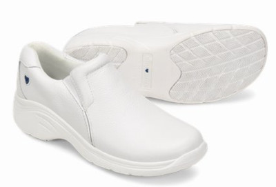 leather nursing sneakers