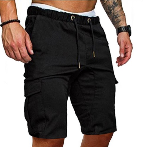 2019 Uomo Cargo Pantaloni Corti Pantaloncini Shorts Tasche Laterali Tasconi  L-XL | eBay