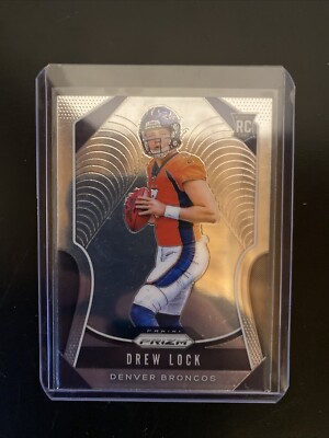 2019 Panini Prizm Drew Lock Base Rookie Card #304 - New York Giants