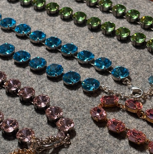 Anna Wintour Style Collet Necklaces Austrian Crystal - Picture 24 of 41