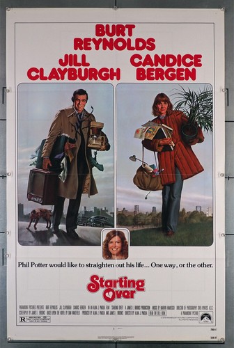 STARTING OVER (1979) 29314  Burt Reynolds  Jill Clayburgh  Candice Bergen Movie