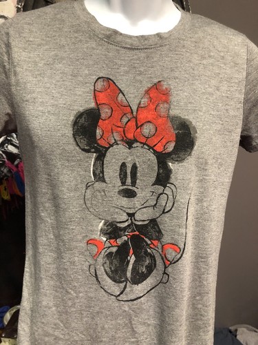 Camiseta Minnie Mouse Disney Mickey Gris Medio Damas Land Would - Imagen 2 de 8