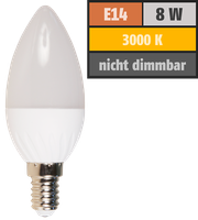 Led Kerzenlampe Mcshine, E14, 8W, 600Lm, 160°, 3000K, Warmweiß