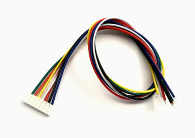 7-pin JST-EH 2.5mm female housing connector socket PCB 30cm 26AWG wire 50pcs 