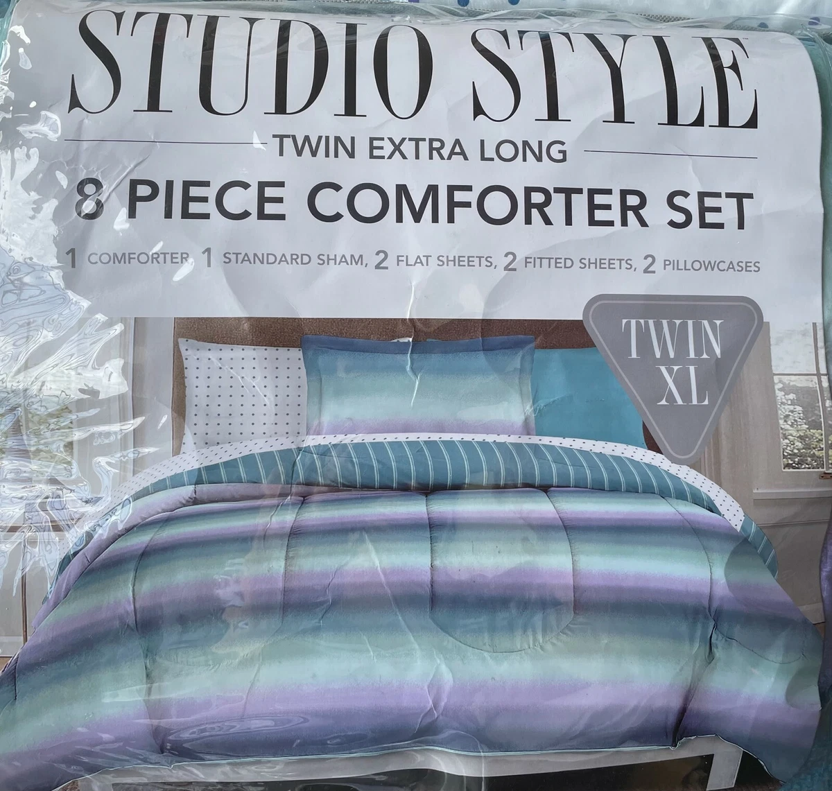 Berkshire Life Twin Extra Long 8PC Comforter Set