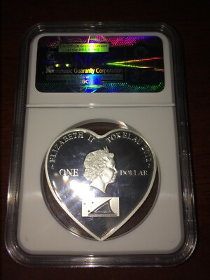 2012 Tokelau Silver $1 - Enduring Love - MINT ERROR PF69 UC - NGC