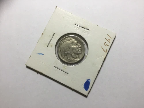 1937 Buffalo Nickel   Free Shipping !!!
