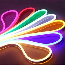 Striscia LED neon flessibile 12V impermeabile luce decorazione giardino insegne