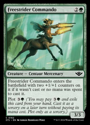Magic the Gathering (mtg): OTJ: Freestrider Commando  (x 4)