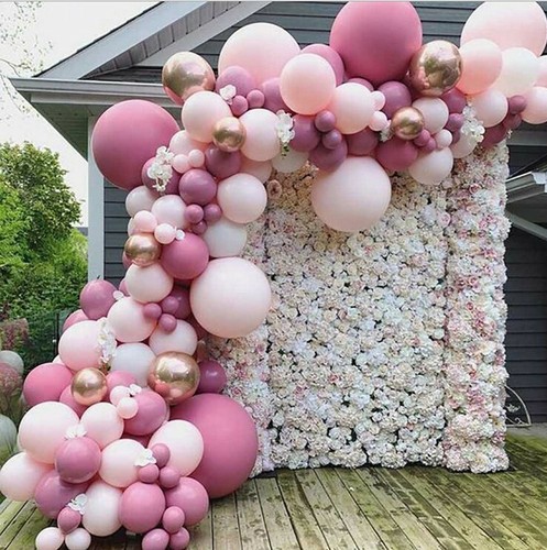 Balloon Arch Kit Set Birthday Wedding Party Garland Decor Coffee Gold Balloons - Picture 6 of 53