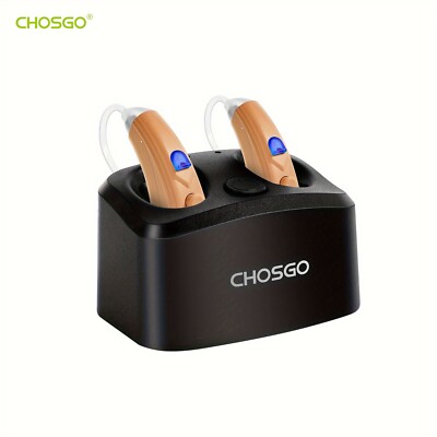 Seniors Rechargeable BTE Hearing Aids Noise Reduction And Volume Control Easily