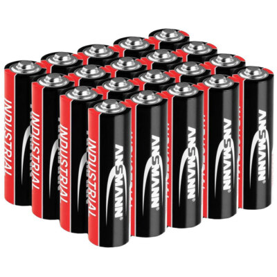 Ansmann 1502-0002 AA 1.5V Industrial Batteries 20 Pcs High Performance