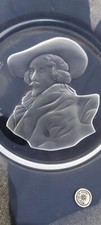 Val St. Lambert Limited Edition Intaglio Glass PLATE P.P. Rubens (1968)